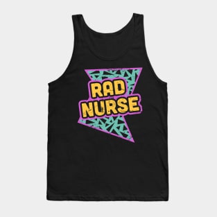 Rad Nurse – Retro 90s Design Tank Top